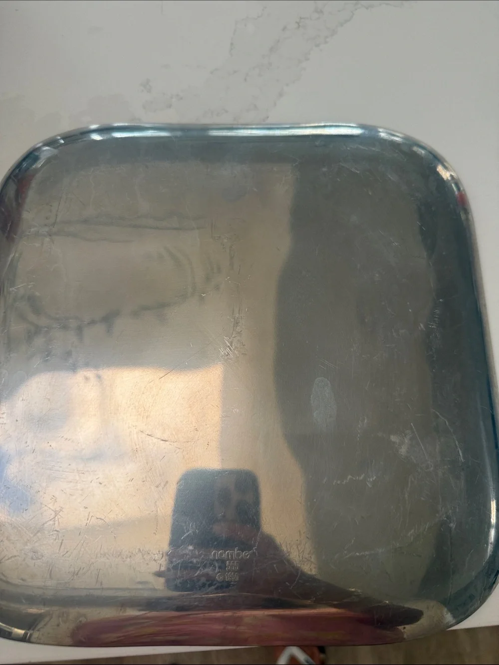 Nambe silver square tray